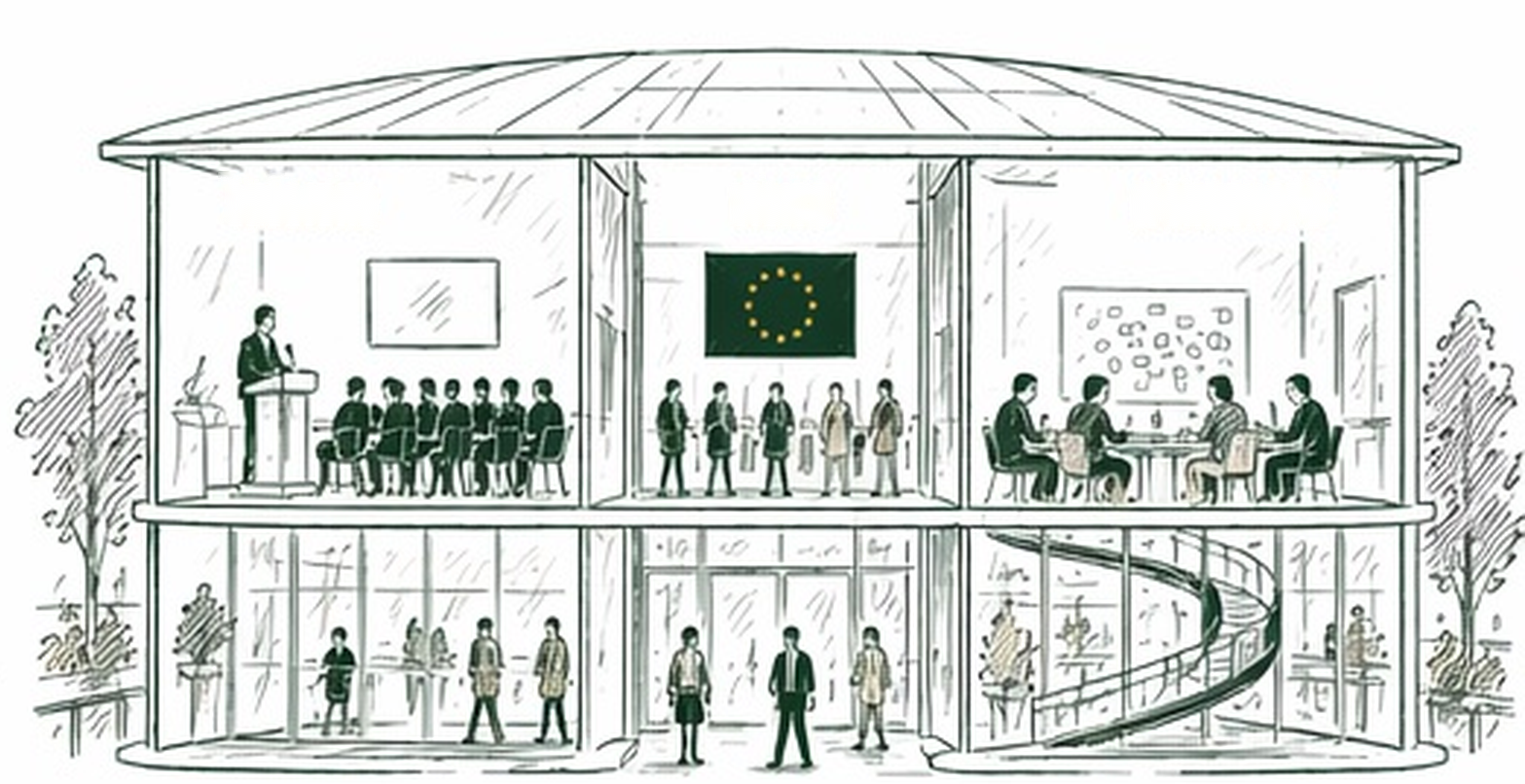 Brussels institutions illustration